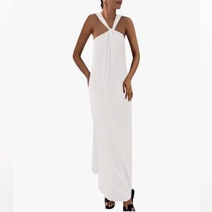 PrettyGarden White Maxi Dress NWTs